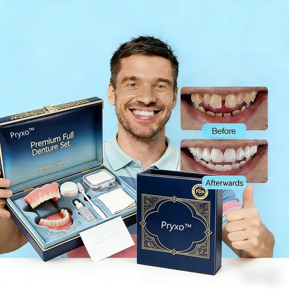 🌎Ends Today: 70% OFF! ⏰ Custom-Fit Full Functional Dentures Make you more confident