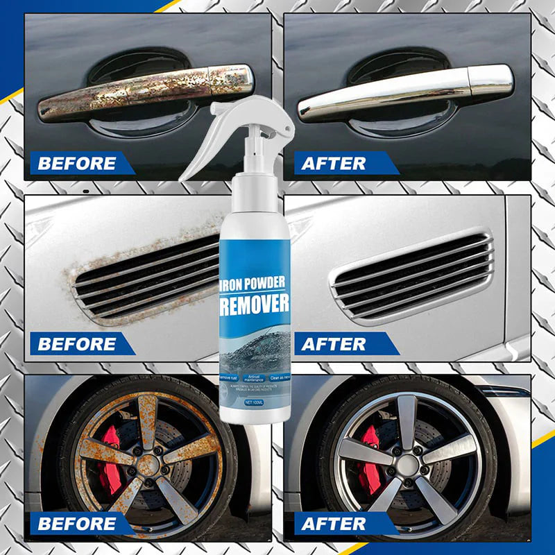 Rust Doesn’t Stand a Chance. Just spray and wipe — watch years of rust disappear in seconds.