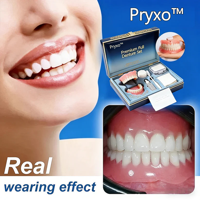 🌎Ends Today: 70% OFF! ⏰ Custom-Fit Full Functional Dentures Make you more confident