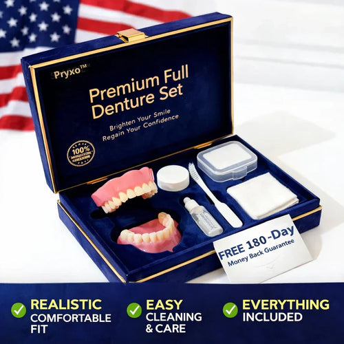 🌎Ends Today: 70% OFF! ⏰ Medical Full Denture with Strong Suctiond🦷Obtain American Dental Association (ADA) Certification