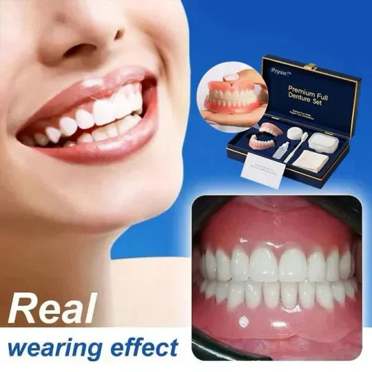 🌎Ends Today: 70% OFF! ⏰ Medical Full Denture with Strong Suctiond🦷Obtain American Dental Association (ADA) Certification
