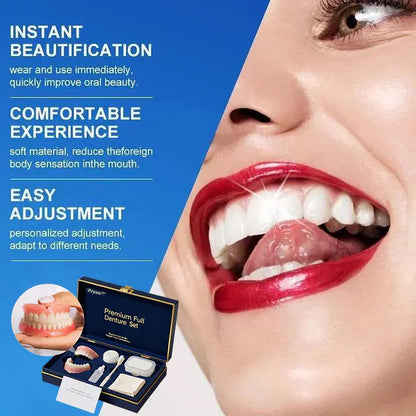 🌎Ends Today: 70% OFF! ⏰ Medical Full Denture with Strong Suctiond🦷Obtain American Dental Association (ADA) Certification