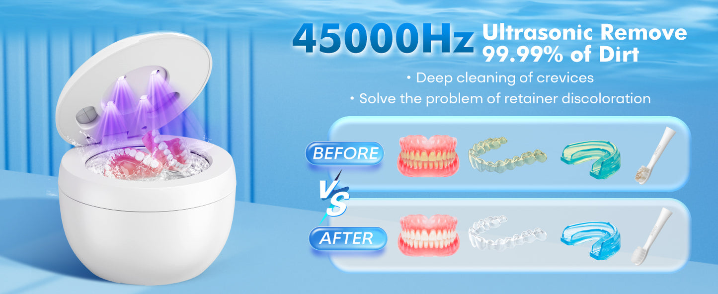 🔥 Upgraded Ultrasonic Retainer Cleaner Machine