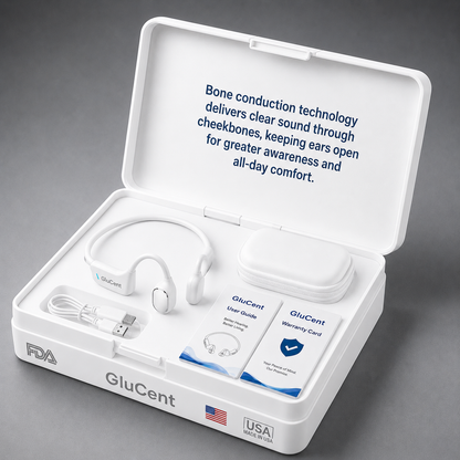 🌎Ends Today: 83% OFF!⏰🏆GluCent®  Bone Conduction Smart Hearing Headphones （Mayo Clinic Recommended）