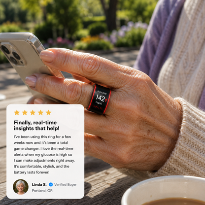 🎉 75% OFF Launch Offer🏆AuraNova™ G1 Non-Invasive Smart Ring
