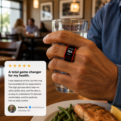 🎉 75% OFF Launch Offer🏆AuraNova™ G1 Non-Invasive Smart Ring