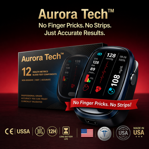 🔥Final 2 Hours : Only Limited Stock Left🏆Aurora Tech™ Non-Invasive（Mayo Clinic Recommended）